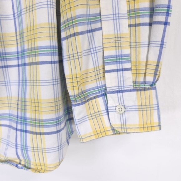 RALPH LAUREN CUSTOM FIT Multicolor Plaid Long Sleeve Button‎ Down Shirt Size XL - Picture 10 of 13